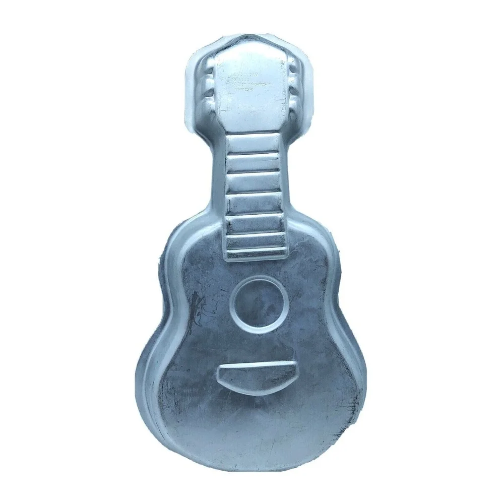 WILTON GUITAR CAKE PAN 2105-570 Baking Tin Mold 2000 ELECTRIC ACOUSTIC